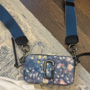 Marc Jacobs Blue and Yellow Tie-Dye Crossbody
